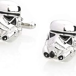 Shining Jewel Elegant Fancy and Designer Silver Plated Cufflinks for Men - Star Wars Stormtrooper Design (SJ_7112)-image-31