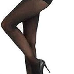 Womens Fake Translucent Lined Leggings Dual Tone Skin Effect Pantyhose Leggings Opaque High Waisted Stretchy Tights Stockings-image-48