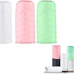 Astonandia 3 Pcs Silicone Sleeves For Travel Covers For Bottles Travel Reusable Sleeve Covers For Toiletries For Luggage - 100 Ml Multicolor-36