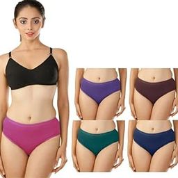 Women's Cotton Panty (Pack of 5) (Multicolour, Assorted)-image-18