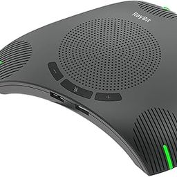 USB Speakerphone with Dual Hub - Conference Room Omnidirectional Microphone and Speaker, Computer Speakers with Microphone for Home Office, 360� Voice Pickup & Noise Reduction Mics for 8-10 People-18
