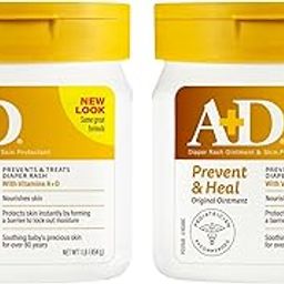 A+D Original Diaper Rash Ointment, 1 Pound Jar Pack of 2-25