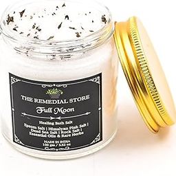 Healing Bath Salt | Stress Reliever | Calming | Relaxing | Pure & Natural | Sea Salt | Body Massage | Prosperity Salt (Full Moon, 100gm)-image-85