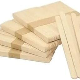Wooden Ice Cream Sticks, Pack of 200, Natural Colour, Craft Supply-image-71