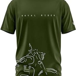 Aero Armour Royal Rider Cotton T-Shirt | Half Sleeve | Regular Fit | Zero Shrinkage | Round Neck-image-99