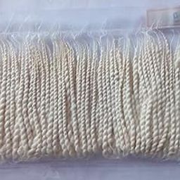 laddugopal24x7 White Twisted Long Cotton Double Thread Wicks Lambi Diya Batti Rui Batti for Pooja (White Color 1200 Wicks, Pack of 100 x 12 Packet) Vattalu Deepam for Puja Samai Batti-image-61