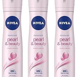 Nivea Deodorant Pearl and Beauty for Women, 150ml (Pack of 3, Spray)-image-50
