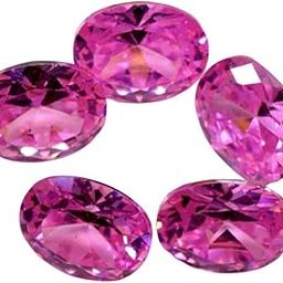 Created Pink Cubic Zircon at Wholesale Rate (Rs 7.5/Carat) Fine Quality Oval Shape जरकन Loose Gemstone for Reselling Astrologers Jewellers Crystal Healing Astrological-image-44