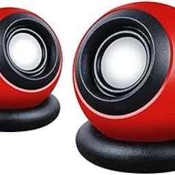 Imaashi 2W USB Powered Mini Sound Speaker Portable 3.5mm Wired Stereo Loudspeaker with Super Bass for Laptop Desktop PC Tablet & Multimedia Devices Just Plug & Play No Drivers Required -Multicolor-picture-26