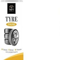 SAPI'S Tyre Polish 500ml - Black Shine, Zero Dust, Spotless Car Tyre & Wheel Cleaner-picture-0
