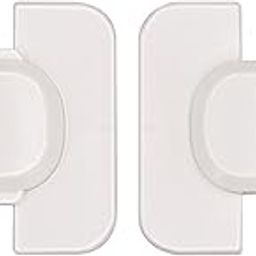SYGA Child Safety Locks,White- Refrigerators Fridge,Freezer, Doors, Cabinet, Drawers, Baby Proof Locks Latches Catch Toddler Baby Safety -Set of 2-picture-19