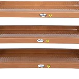 Prima Plastic Shoe Rack-3 | Storage Organizer | Shelves for Home | Living Room | Bedroom (3 Shelves), Sandal-20