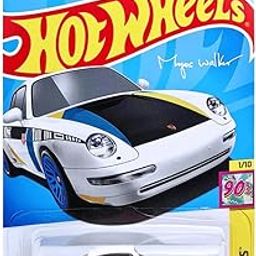 Hot Wheels 1:64 Scale 96 Porsche Carrera HW The 90S for Ages 3 and Up by Small CLAP (White)-40