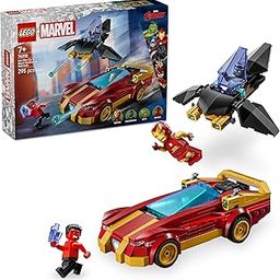 LEGO Marvel Iron Man Car & Black Panther vs. Red Hulk Buildable Playset 76310 Building Blocks Toys for 7+ Gift for Boys and Girls-18