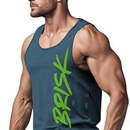 3Colours RGB Men's Sleeveless Gym Tank Top – Activewear Vest for Workout, Fitness & Leisure | Regular Fit-NCUT Brisk-image-93