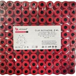 4 ml Red Plain 12x75 mm non vacuum Test Tube pp (Pack of 100)-1