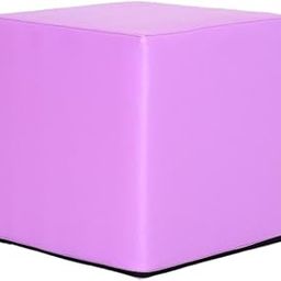 SECRET DESIRE Creations Yoga Cube Stool Sofa Bench Footstool Block for Workout Office Dressing Table Purple-image-15