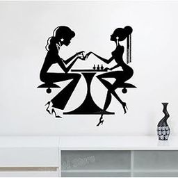 GADGETS WRAP Beauty Salon Nail Art Manicure Vinyl Wall Decal Home Interior Decor Bedroom Girls Wall Sticker Nails Salon Window Poster Wall Decoration Decal Sticker-image-34