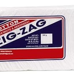 ADORN Zig Zag Cotton 500 gms | Beauty Care | Makeup Remover |-50
