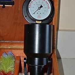 Rapid Moisture Meter Apparatus- Packed In wooden case for easy in storage and transportation- To quickly determine the water content in soil sample-29