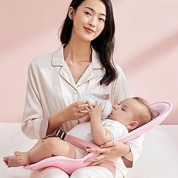 MYADDICTION Baby Holding Carrier Portable Infant Carrier for Newborn 2~12 Months Infants Pink Normal-20
