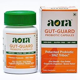 Aora Gut-Guard Probiotic - 30 Caps | Patented SNZ Tribac ingredients | Gut and Digestive Health for Women and Men-image-47