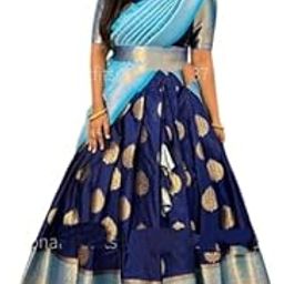 VOSKA JACQUAERD UNSTITCHED BEAUTIFUL LEHENGA FOR WOMAN'S-48