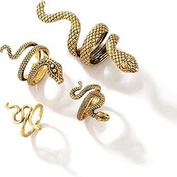 Stylish Rings for Women and Girls - Set of 4 (Gold)(rrsd15147r)-14