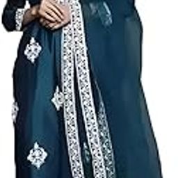 Rayon Embroidered Kurta Set with Net Dupatta-image-88