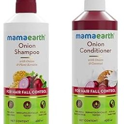 Mamaearth Hair Fall Control Combo(Onion Shampoo, 400ml + Onion Conditioner, 400ml)-41
