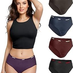 Cotton Classic Solid Hipster Panties (Pack of 5) (Jon Women Briefs OE 05_Outer Elastic-Multicolor-picture-10