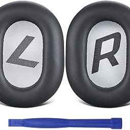 SOULWIT Ear Pads Cushions Replacement, Earpads for Plantronics BackBeat Pro 2, Voyager 8200 UC Headphones, Noise Isolation Memory Foam, Softer Protein Leather (Dark Gery)-picture-20