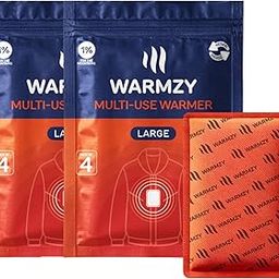 Warmzy Multi-Use Body Large Warmer - 9+ Hours of Warmth, Reseal & Reuse Within 24hrs, Odour Less Long-Lasting Heat for Outdoor Activities, Air Activated, Winter Trekking Essentials (8 Pc)-image-43