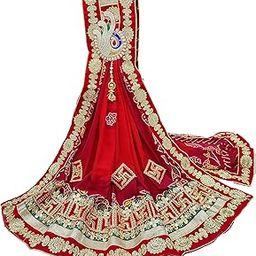 Jaipuriya Bhandhej Print Marwari Broch Plated Duppta Chunri & Piliya.-image-23