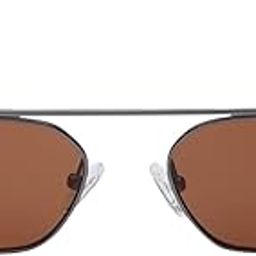Orange Square Metal 100% UV Protected Sunglasses for Men and Women(M263OR1V)-image-2