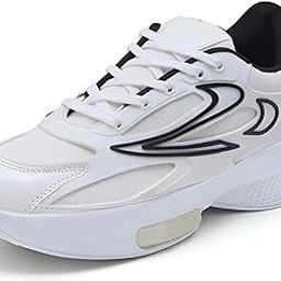 Ligero Men's Stylish Black Sports Sneakers | Trendy AiirZ0000M Lace-Up Casual Shoes for Running, Walking & Gym Training-image-53