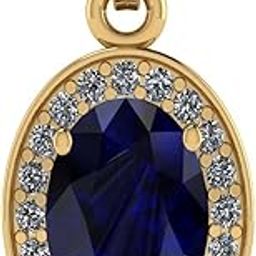 3.25 Ratti /2.50 Carat Natural Blue Sapphire Oval Shape Pendant Gold Plated Locket For Women's-image-116