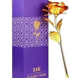 Artificial Flower Gift Set,24K Gold Plated Rose, 11-inch-image-25