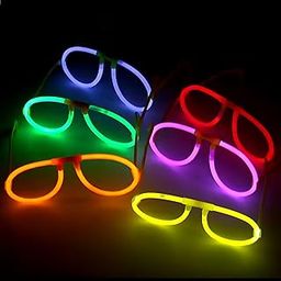 Crackles Luminous Glow Sticks Eye Glasses For Party Purpose Glow In The Dark Light (Pack Of 4 pack)-image-27