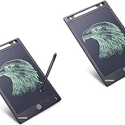 (Pack of -2) Re-Writable LCD Writing Tablet Pad with Screen 21.5cm (8.5Inch) for Drawing, Playing, Handwriting Best Birthday Gifts for Adults & Kids Girls Boys, Multicolor-30