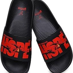 Superman 001 Slides for Men | Bold Superhero Design with Footpharma Footbed | Lightweight & Comfortable Orthopedic Sliders, Flip-Flops & Chappals for Everyday Use-image-77