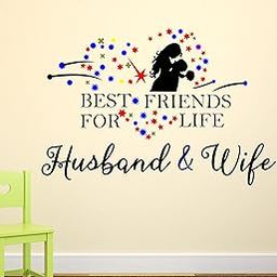LANSTICK Best Friends for Life Husband & Wife Wall Sticker-image-21