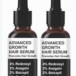 Indiana Huda Advanced Growth Hair Serum with Redensyl, Anagain, Baicapil and Capilia Longa| 30ml each,Pack of 2|Hair Regrowth Formula|For All Hair Types-image-22