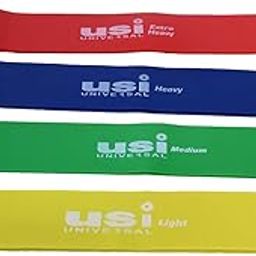 Usi Universal Mini Latex Loops Thin, MLX Resistance Bands For Working Out, Exercise Bands For Women And Men, Great For Physical Therapy Bands, Exercise Bands For Legs, 4 Pcs Extra Wide Fitness Bands-picture-27