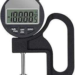 S.R Enterprise Digital Thickness Gauge 0.001mm | 0-10mm/0.4" Electronic Micrometer Thickness Meter with LCD Display, Unit Conversion (0.001 MM 0 to 12.7mm)-9