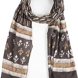 style shoes Female Stole/Scarf For Girl/Ladies Colour- Black Soft Cotton Blend Ethnic Pattern Solid Scarves(ST-84BLK1)-picture-5