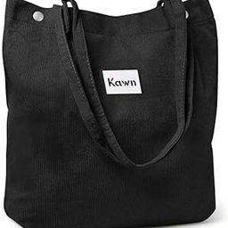 Women Corduroy Tote Bag Canvas Shoulder Purse Reusable Shopping Bag Grocery Bag Large Capacity Washable Handbag Girls Shoulder Bag with Inner Pocket For Daily Use Work Travel-picture-12