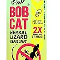 BOB CAT Herbal Lizard Repellent 2X Advance Formula India's First Aerosol Based Anti Lizard Spray | 15 Days Protection from Lizard | Irritant-Free & Chemical-Free | Pack of 1 | 200ml Lizard Spray-image-81