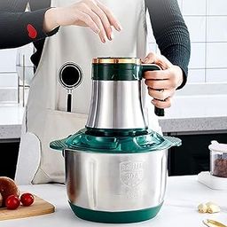 4tens Stainless Steel Electric Meat Grinders with Bowl Heavy for Kitchen Food Chopper Vegetable Fruit Mixer Blender Chopper Juicer for Onion,Nuts Blender (Electric Chopper 3 LTR)-19