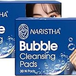 NARISTHA® Bubble Cleansing Pads (30N) for Face, K-Beauty Skin Care, Removes Impurities, Dead Skin, Oil, Brightens Skin, Gentle Face Wash for Women, Pack of 2-image-77